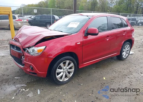 2012 Mitsubishi Outlander Sport Se from USA, damaged, VIN JA4AP4AU6CZ000720